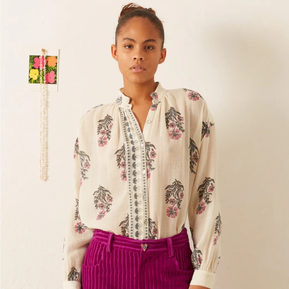 Alix Of Bohemia KIKI MIRAB MIRABILIS WOOL SHIRT - Small